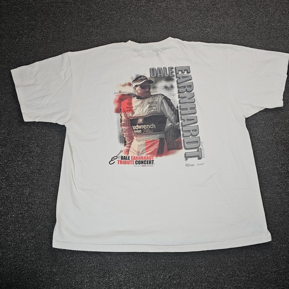 Vintage Dale Earnhardt Chase Shirt Mens XL #3‎ Tribute Concert 2003  NASCAR Y2k